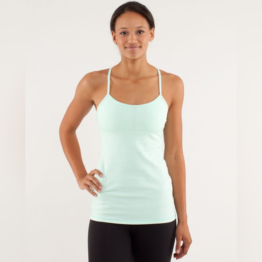 Lululemon Power Y Tank Top in Mint